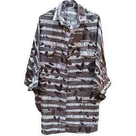 تصویر مانتو پانچ طرح برگ 