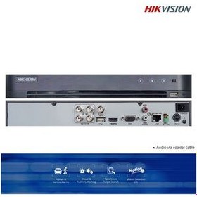 تصویر دستگاه ضبط کننده 4 کانال DVR هایک ویژن مدل iDS-7204HQHI-M1/S HIKVISION iDS-7204HQHI-M1/S 4CH 1080p 1U H.265 AcuSense DVR