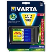 تصویر VARTA LCD Ultra Fast Charger for up to 4 AA/AAA 
