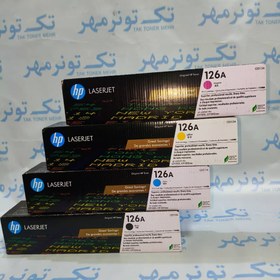 تصویر کارتریج اچ پی HP 126A سری رنگی، آکبند 