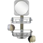 تصویر سبد حمام ایینه دار موج مدل استار (کروم) سبد حمام ایینه دار موج مدل استار (کروم)