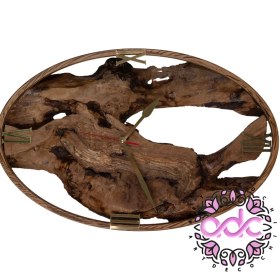 تصویر ساعت رزینی چوبی 