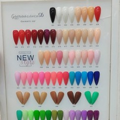 تصویر لاک ژل ناخن 10 میل ژلیش کدهای قدیم واینیلوکس vinylux کد های حذف شده و حراجی 