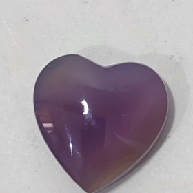 تصویر سنگ عقیق سوسنی قلبی کد 15 