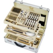 تصویر سرویس قاشق و چنگال 142 پارچه 24 نفره جی فی نی مدل لاکچری کد 068 