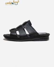 تصویر صندل مردانه طبی تمام چرم مدل سه کمر 