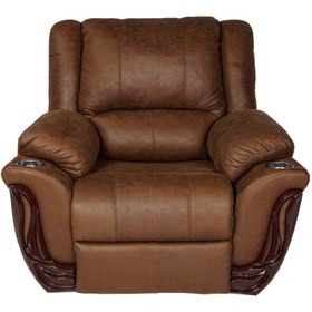 تصویر مبل یک نفره ریلکسی دستی مدل manual اورجینال لاریسا Original Larisa Single Seater Manual Recliner Sofa