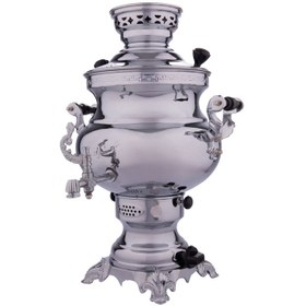 تصویر سماور گازی مظفریان طرح پارسیان 6 لیتر 