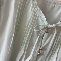 تصویر شومیز کلاسیک دکمه گرد 