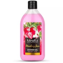 تصویر شامپو بدن کرمی توت فرنگی نیوتیسNewtis Strawberry Creamy Shower Gel 