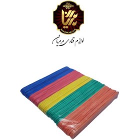 تصویر چوب بستنی رنگی 1 سانت 