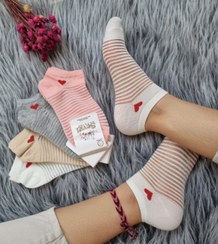 تصویر جوراب شیشه ای قلبی 