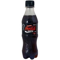 تصویر نوشابه کوکاکولا زیرو ۳۰۰ میلی لیتر 