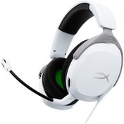تصویر HyperX 6H9B7AA Normal CloudX Stinger 2 Core - Gaming Headset for Xbox, Lightweight Over-Ear headsets with mic, Swivel-to-Mute Function, 40mm Drivers, White 