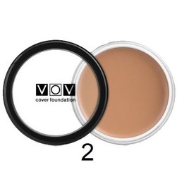 تصویر کرم پودر کاسه ای وو اصل شماره 2 VOV Cover Foundation Natural Beige 