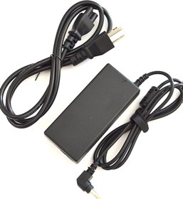 تصویر Ac Adapter Charger replacement for Toshiba Mini Notebook NB505 NB505-N500BL NB505-N508BL NB505-N508BN NB505-N508GN NB505-N508OR NB505-N508TQ Laptop Notebook Battery Power Supply Cord Plug (1 Free Usmart Euro Plug Travel Attachment with your Order) 