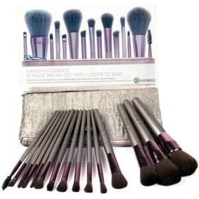 تصویر ست براش 15عددی مدل لویش الگانس بی اچ کازمتیکس Bh Cosmetics 15 Piece Lavish Elegance Brush Set