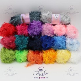 تصویر پک 20 رنگ کاموا یوموش 100 گرمی (بسته 20 عددی) 