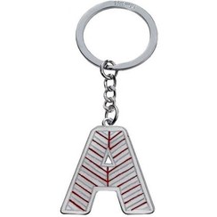 تصویر جاکلیدی الفبا ترویکا طرح A Troika Alphabet KeyChain A