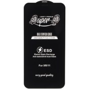 تصویر محافظ صفحه نمایش شیشه ای آنتی استاتیک Full Cover Super S-OG مدل Apple iPhone XR / iPhone 11 