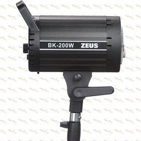 تصویر ویدیو لایت نور استودیویی ZEUS BK-200W 