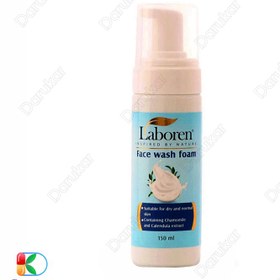 تصویر فوم شستشوی صورت لابورن (Laboren) مدل chamomile مناسب برای پوست‌های خشک حجم 150 میلی لیتر Laboren face wash foam, chamomile model, volume 150 ml