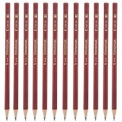 تصویر مداد مشکی استدلر مدل Camel بسته ۱۲ عددی 