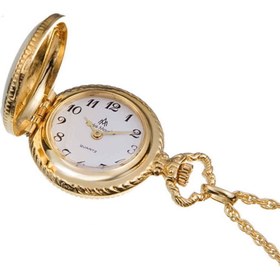 تصویر ساعت آویز گردنی سوییسی آندر موشه مدل 440-02101 آب طلا میناکاری 