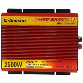 تصویر مبدل برق خودرو 2500 وات Inverter G-Amistar ا Inverter G-Amistar 2500W Inverter G-Amistar 2500W