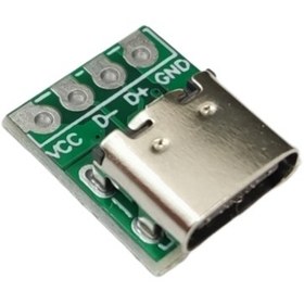 تصویر برد برک اوت تایپ سی - مادگی TYPE-C 