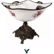 تصویر میوه خوری لمونژ الیزا پایه دار گل رز – VCHI183 