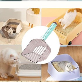 تصویر بیلچه خاک گربه کریستال قابل اتصال Crystal Cat Litter Scoop