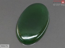 تصویر نگین یشم درشت سبز کد 90675 