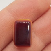 تصویر نگین عقیق باباقوری کلاه دار خراسان کد N058 