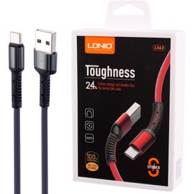 تصویر کابل تایپ سی فست شارژ Ldnio LS63 2.4A 1m - خاکستری Ldnio LS63 2.4A 1m Type-C FAST CHARGING DATA CABLE