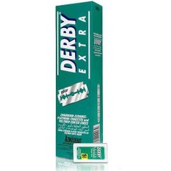 تصویر تیغ اصلاح سنتی مدل extra بسته 5 عددی دربی Derby Razor 5 Pcs