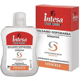 تصویر افتر شیو شیشه ای ویتاسل 100 میل اینتسا Intesa aftershave, model Vitacell, volume 100 ml