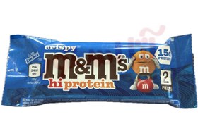 تصویر پروتئین بار کریسپی ام اند ام m&m`s ا M&M Hi Protein Crispy Bar 52g M&M Hi Protein Crispy Bar 52g
