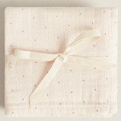 تصویر موسلین پنبه‌ای نوزاد سه‌تایی رنگی از برند زارا 