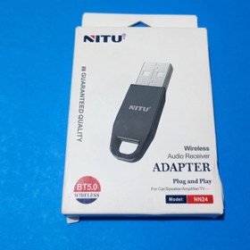 تصویر گیرنده بلوتوث USB نیتو مدل NN24 ا Nitu NN24 USB Bluetooth Transceiver Nitu NN24 USB Bluetooth Transceiver