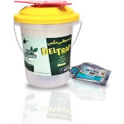 تصویر تله سطلی مگس Deltrap با پودر جاذب راسیون شرکت آسازیست 