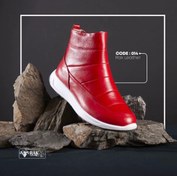 تصویر نیم بوت تمام چرم زنانه 