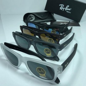 تصویر RayBan شیشه انتی رفلکس ضدخش لولا فلزی مقاوم جنس بدنه 