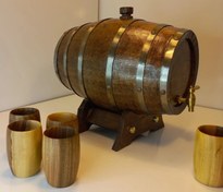 تصویر بشکه چوبی 