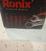 تصویر ست آچر 22 عددی سایز 8تا 32 رونیکس اصل المان 