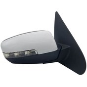 تصویر آینه بغل کاوج راست سمند سورن برقی با فلاپ سفید 