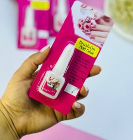 تصویر چسپ ناخن لاکی Nail polish paste