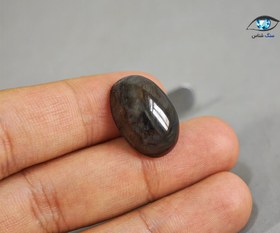 تصویر سنگ حدید (هماتیت) بیضی 7.4 گرم 