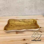 تصویر سینی منحنی چوبی کد d187 