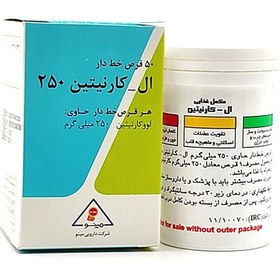 تصویر L-Carnitine 250 tab مينو 